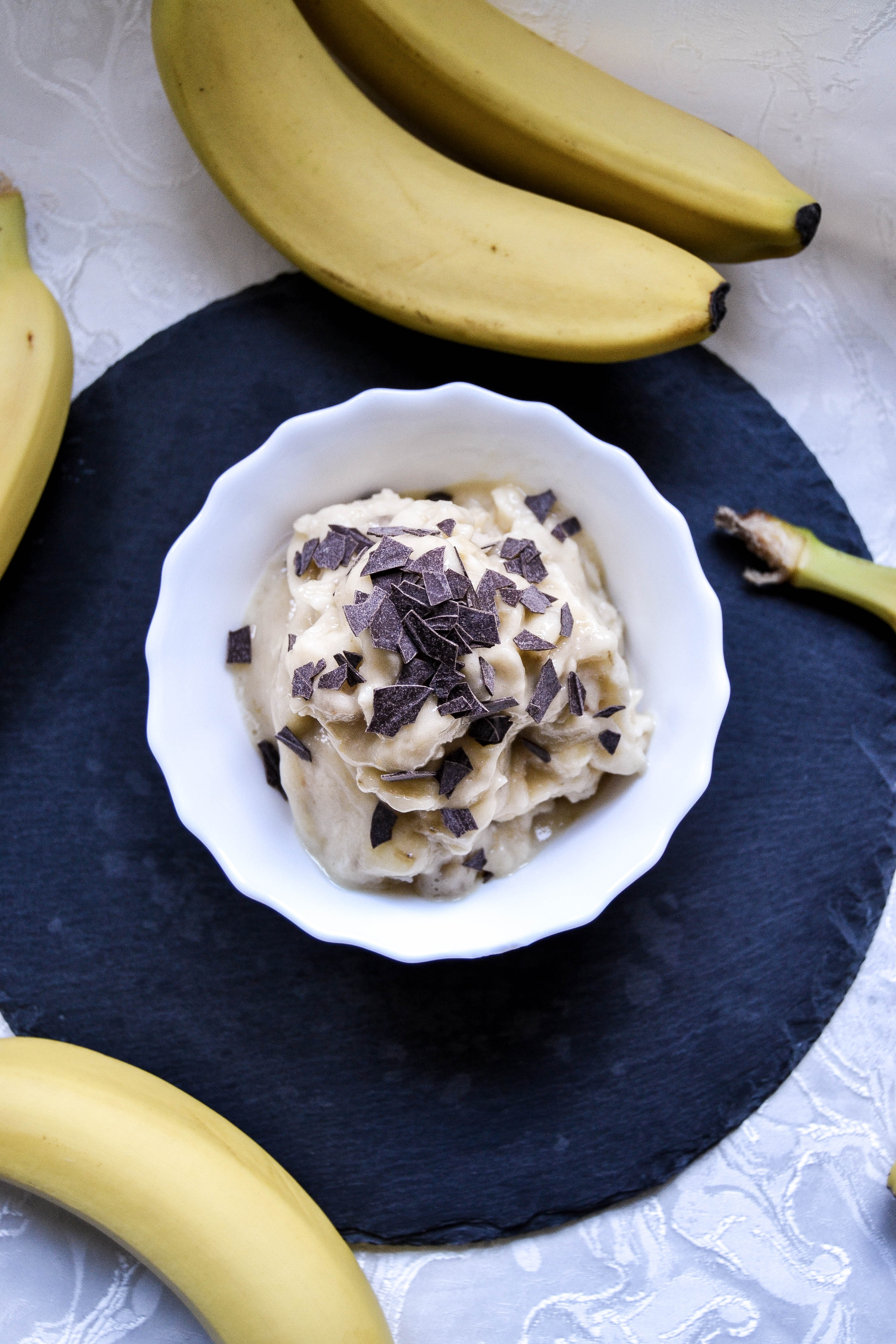 healthy snacks banana honey peanut butter ice cream