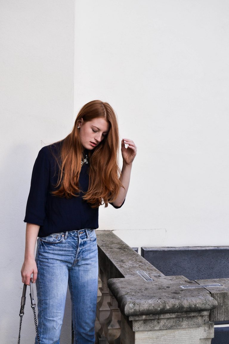 mom jeans kombinieren jacke